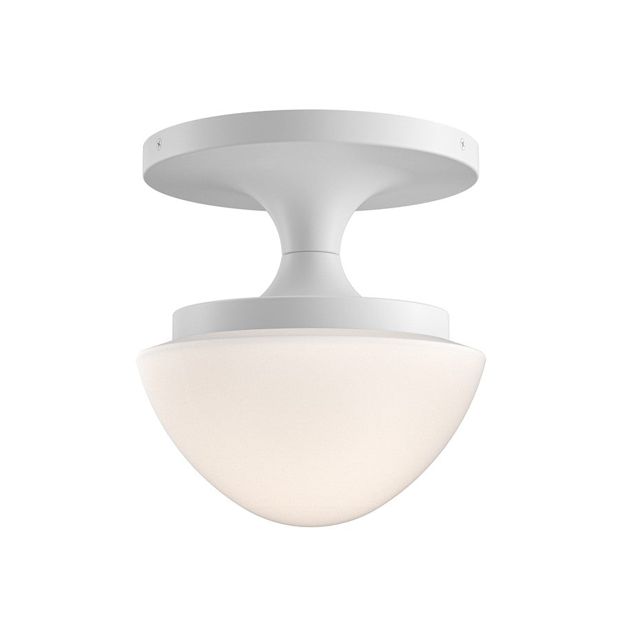 Hinkley Lighting Knox 1Lt 8" Semi-Flush Mount, Chalk White - 47811CI