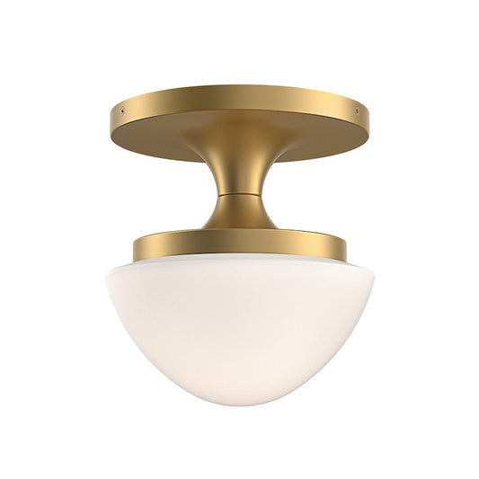Hinkley Lighting Knox 1Lt 8" Semi-Flush Mount, Lacquered Brass - 47811LCB