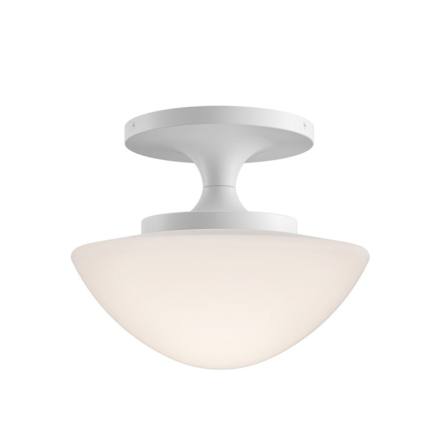 Hinkley Lighting Knox 1 Light Small Semi-Flush Mount, Chalk White - 47813CI