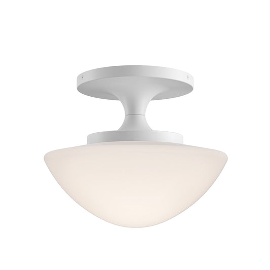 Hinkley Lighting Knox 1 Light Small Semi-Flush Mount, Chalk White - 47813CI