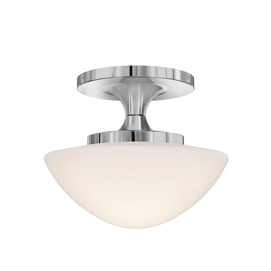 Hinkley Lighting Knox 1 Light Small Semi-Flush Mount, Chrome - 47813CM