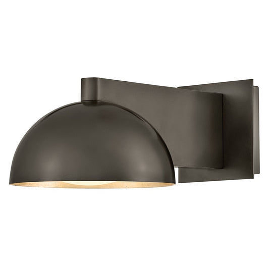 Hinkley Lighting Vargas 1 Light Wall Mount, Black Oxide/Etched Opal - 48480BX-LL