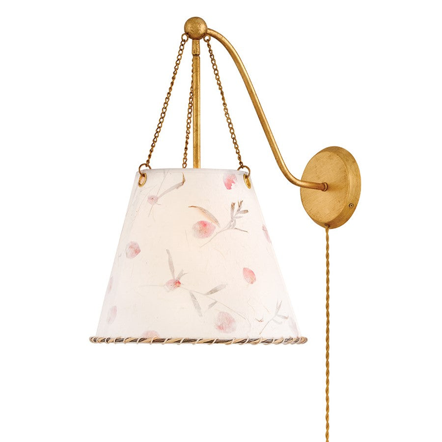 Hinkley Lighting Primrose 1 Light Wall Mount, Distressed Brass
