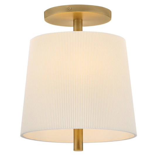 Hinkley Lighting Clive 3 Light Semi-Flush Mount, Heritage Brass - 48533HB