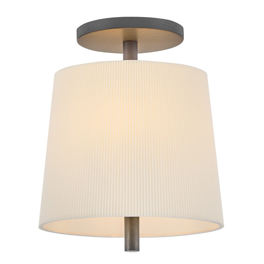 Hinkley Lighting Clive 3 Light Semi-Flush Mount, Slate Bronze - 48533SXB