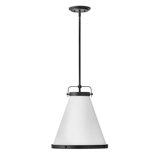 1 Light Pendant, Black