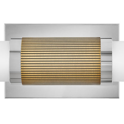 Hinkley Lighting Zevi LED 23" Vanity, Polished Nickel/Etched Opal