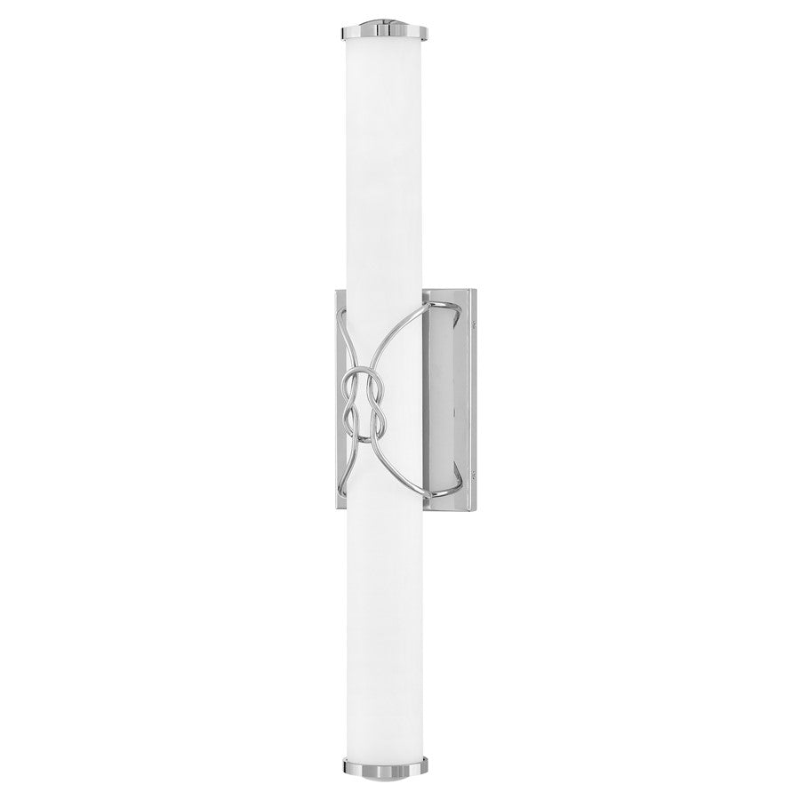 Hinkley Lighting Kitts LED Vanity, Chrome/Etched White - 51192CM
