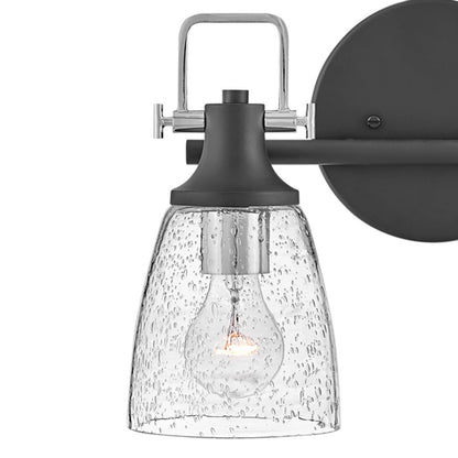 2 Light Bathroom Vanity Light, Black