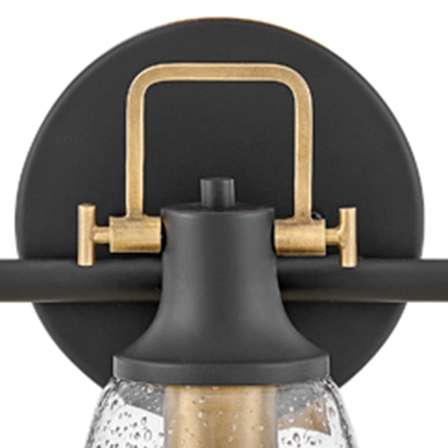 3 Light Bathroom Vanity Light, Black