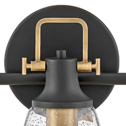 3 Light Bathroom Vanity Light, Black
