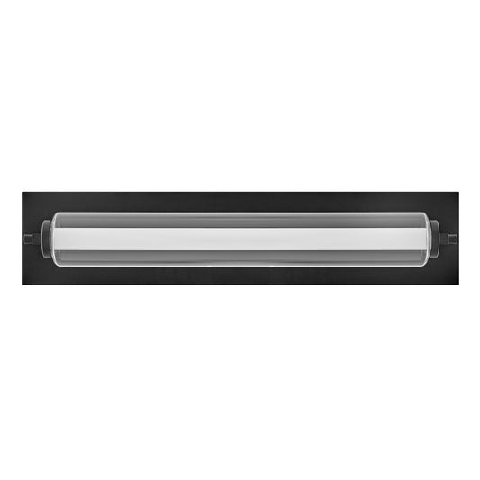 Hinkley Lighting Lucien LED 24" Vanity, Black/Clear/Etched Opal - 52022BK