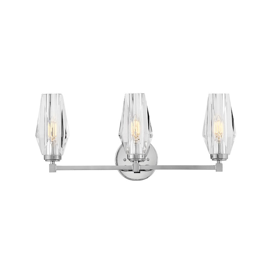 Hinkley Lighting Ana 3 Light Medium Vanity, Polished Nickel - 52483PN