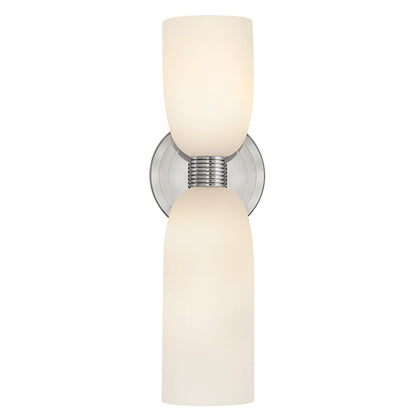 Hinkley Lighting Tallulah 2Lt Sconce, Polished Nickel/Etched Opal