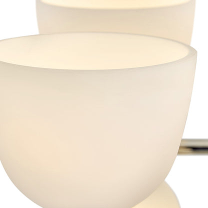 Hinkley Lighting Tallulah 4Lt Vanity, Polished Nickel/Etched Opal