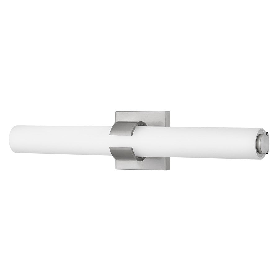 Hinkley Lighting Aiden 22" LED Vanity, Brushed Nickel/Etched White