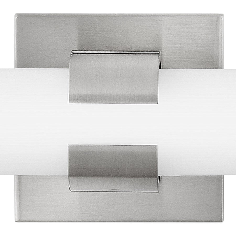 Hinkley Lighting Aiden 22" LED Vanity, Brushed Nickel/Etched White