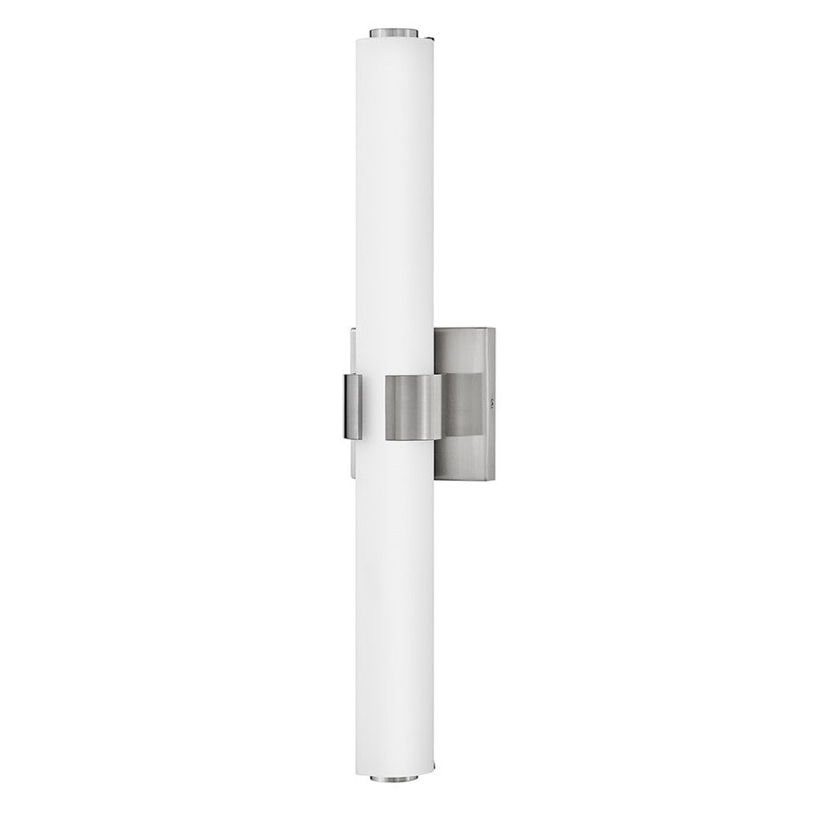 Hinkley Lighting Aiden 22" LED Vanity, Brushed Nickel/Etched White