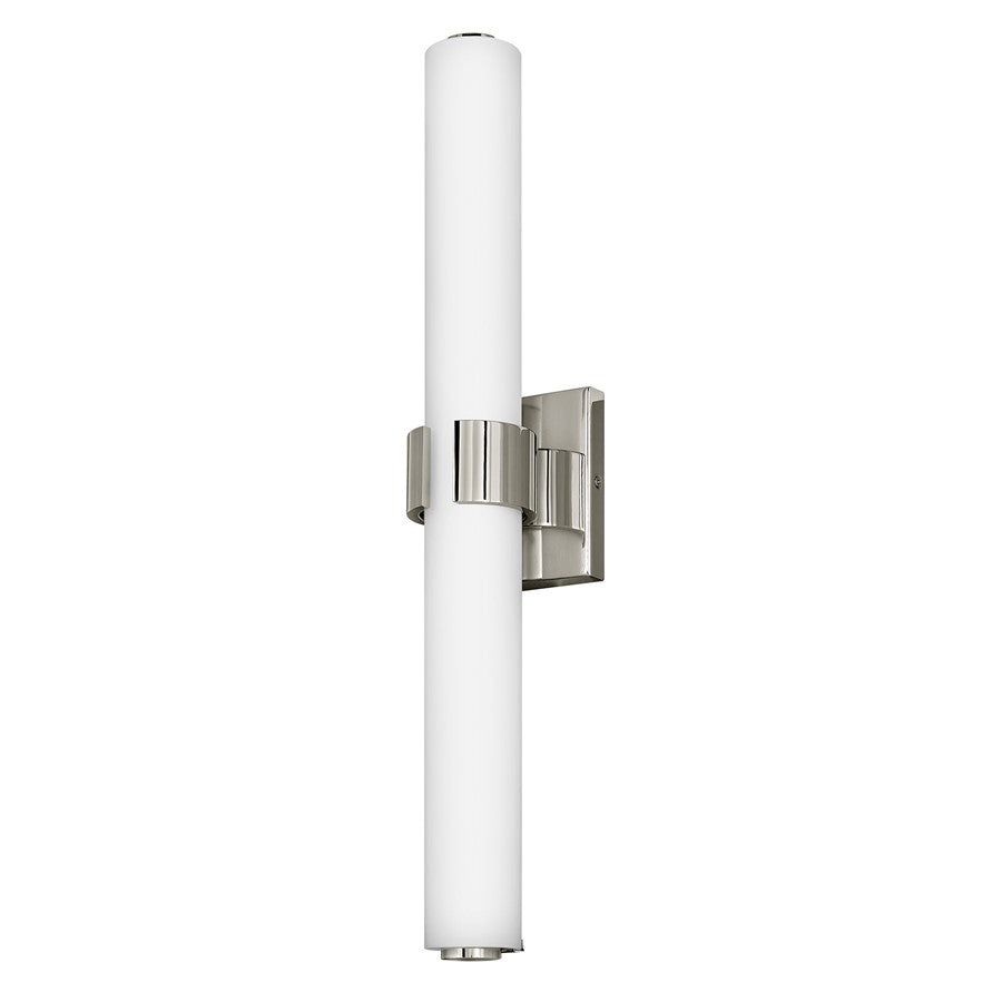 Hinkley Lighting Aiden 22" LED Vanity, Polished Nickel/Etched White