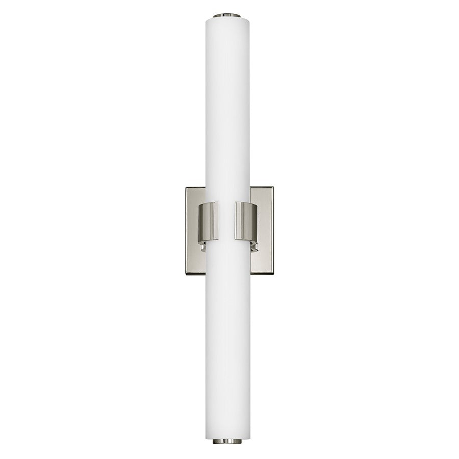 Hinkley Lighting Aiden 22" LED Vanity, Polished Nickel/Etched White