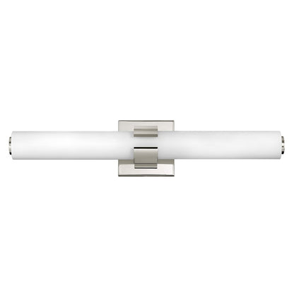 Hinkley Lighting Aiden 22" LED Vanity, Polished Nickel/Etched White