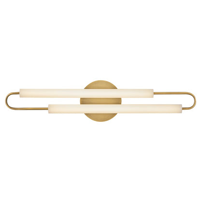 Hinkley Lighting Eos LED Vanity, Lacquered Brass/Etched