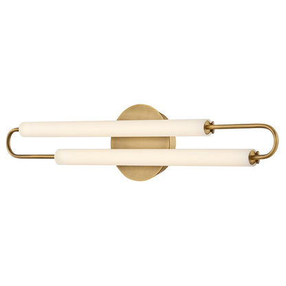 Hinkley Lighting Eos LED Vanity, Lacquered Brass/Etched