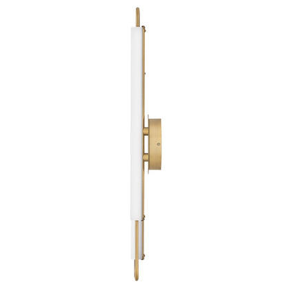 Hinkley Lighting Eos LED Vanity, Lacquered Brass/Etched