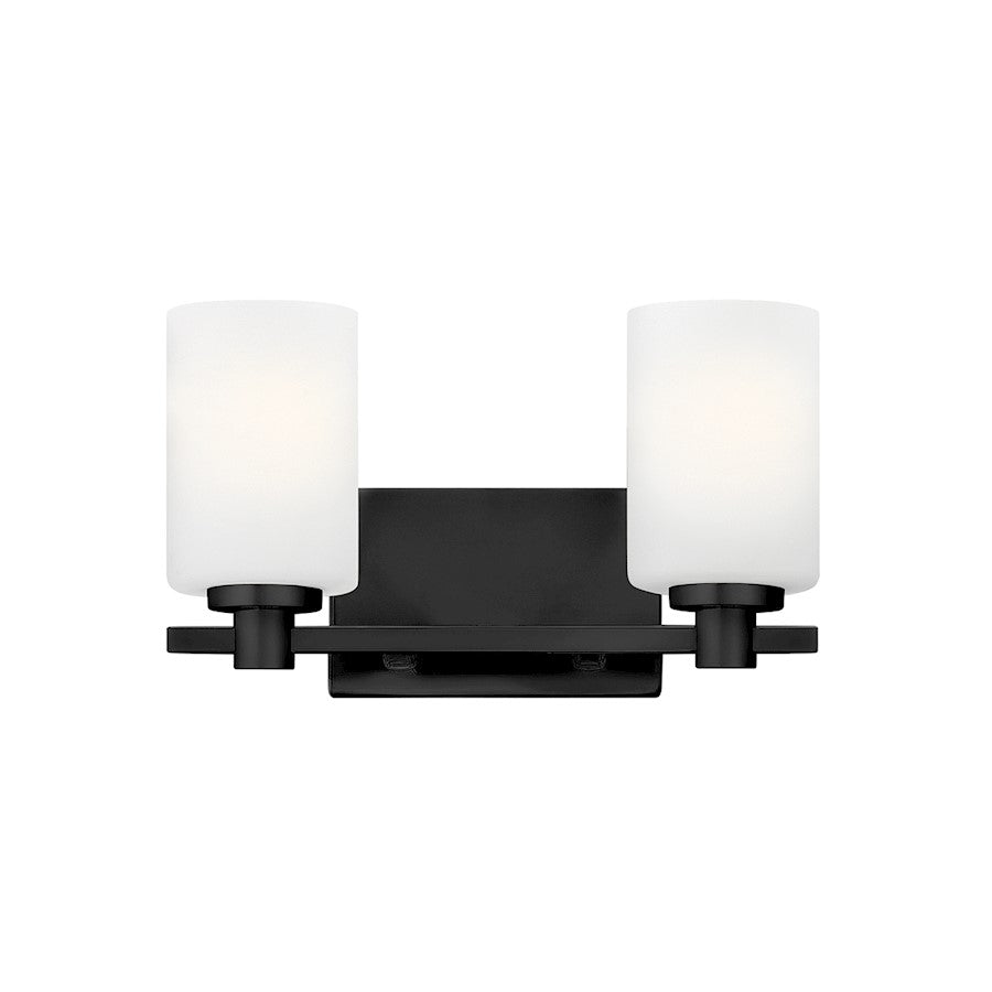 Hinkley Lighting Karlie 2 Light Small Vanity, Black - 54622BK