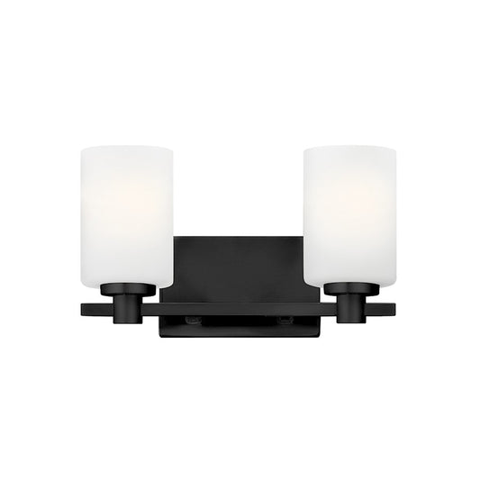 Hinkley Lighting Karlie 2 Light Small Vanity, Black - 54622BK
