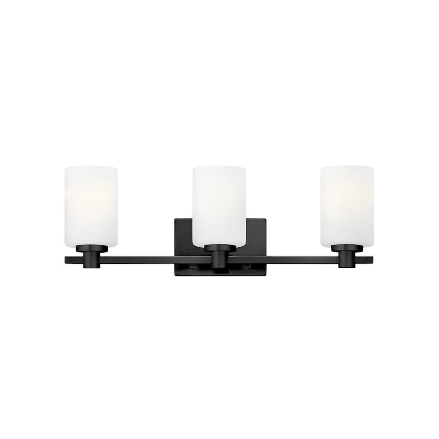 Hinkley Lighting Karlie 3 Light Medium Vanity, Black - 54623BK