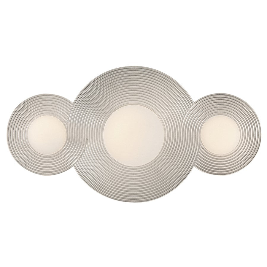 Hinkley Lighting Rhea LED 18" Vanity, Polished Nickel/Etched Opal - 55252PN