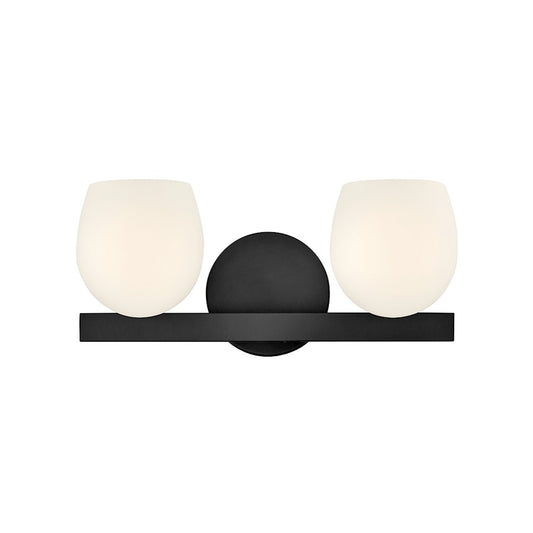 Hinkley Lighting Mae 2 Light Small Vanity, Black - 57022BK-LL