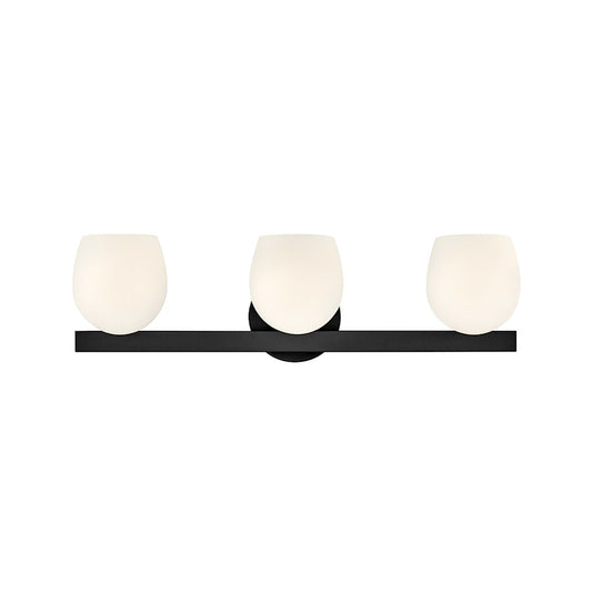Hinkley Lighting Mae 3 Light Medium Vanity, Black - 57023BK-LL