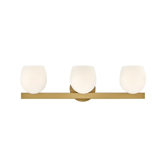Hinkley Lighting Mae 3 Light Medium Vanity, Lacquered Brass - 57023LCB-LL