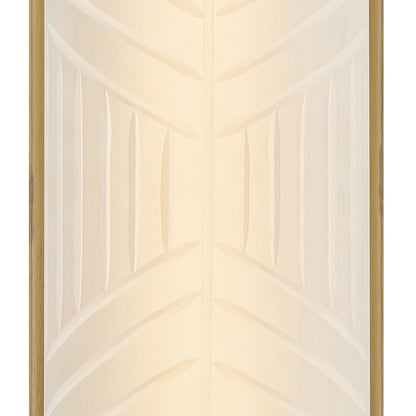 Hinkley Lighting Devon Sconce, Lacquered Brass/Etched Pattern