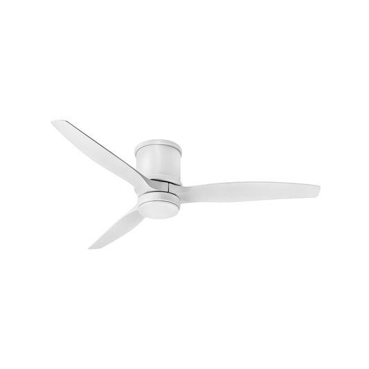 Hinkley Lighting Hover Flush LED Fan, Matte White