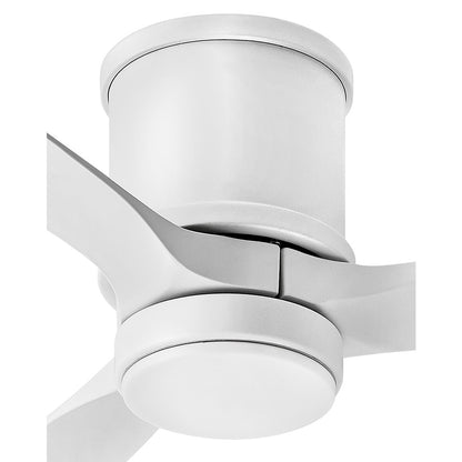 Hinkley Lighting Hover Flush LED Fan, Matte White