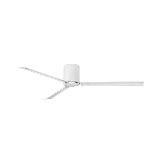 Hinkley Fan Indy Flush 72" Smart Fan, Matte White/White - 901072FMW-NDD