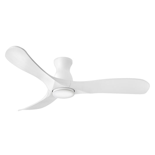 Hinkley Fan Swell Flush Illuminated 56" LED Smart Fan, Wh/Wh