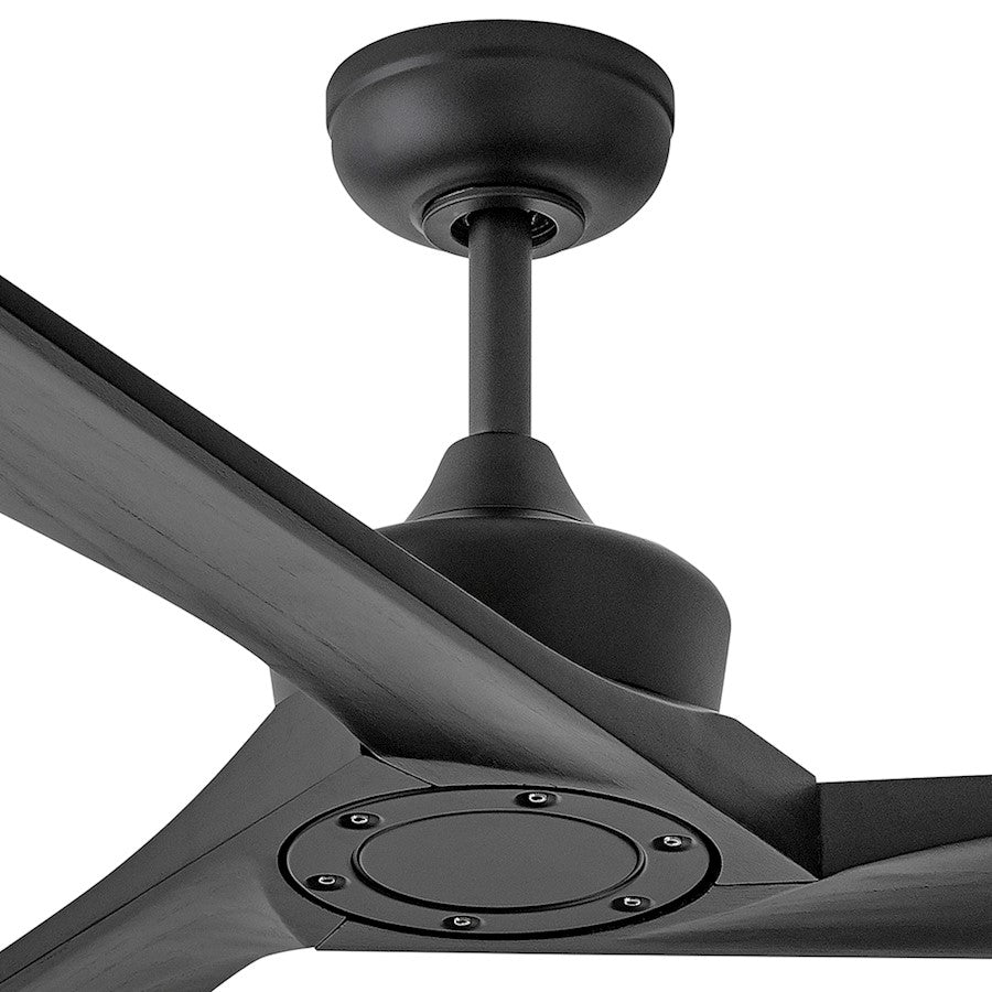 Hinkley Fan Sculpt 60" LED Smart Fan, Matte Black/Black