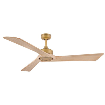 Hinkley Fan Sculpt 60" LED Smart Fan, Heritage Brass/Natural