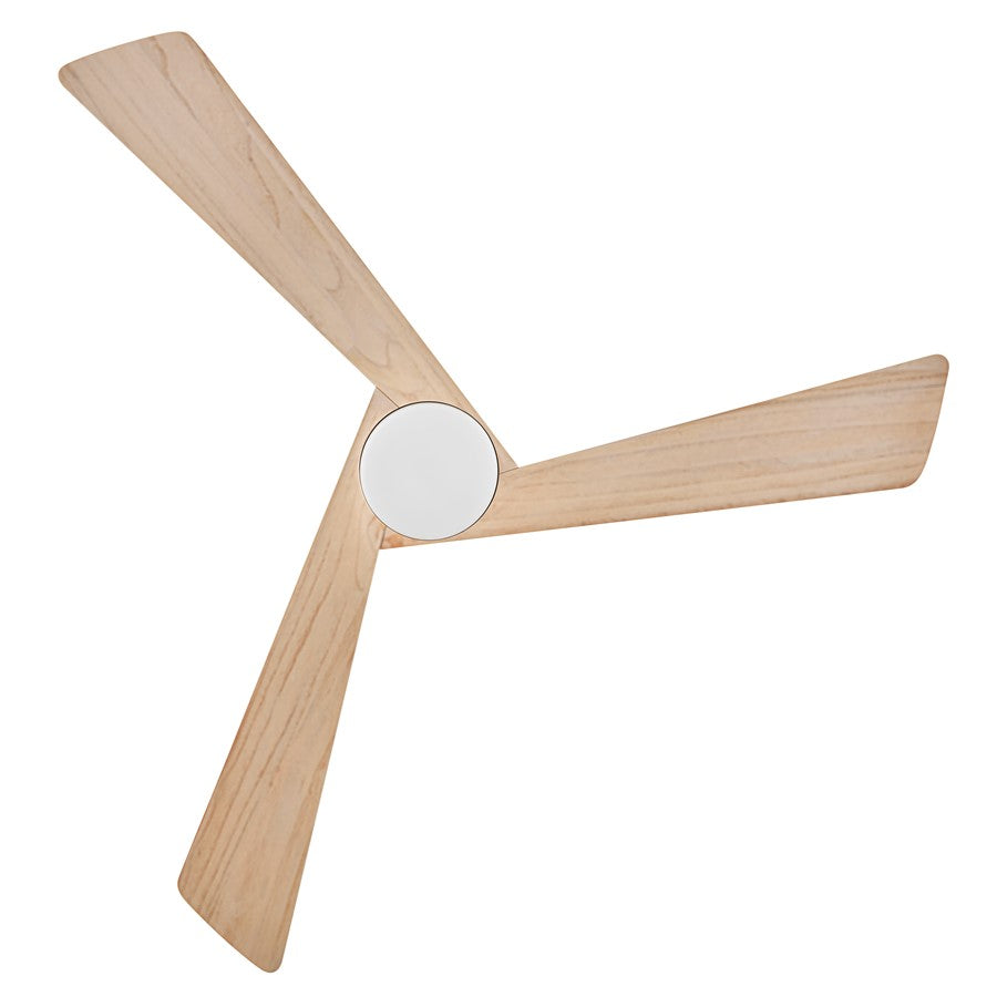 Hinkley Fan Sculpt 60" LED Smart Fan, Heritage Brass/Natural