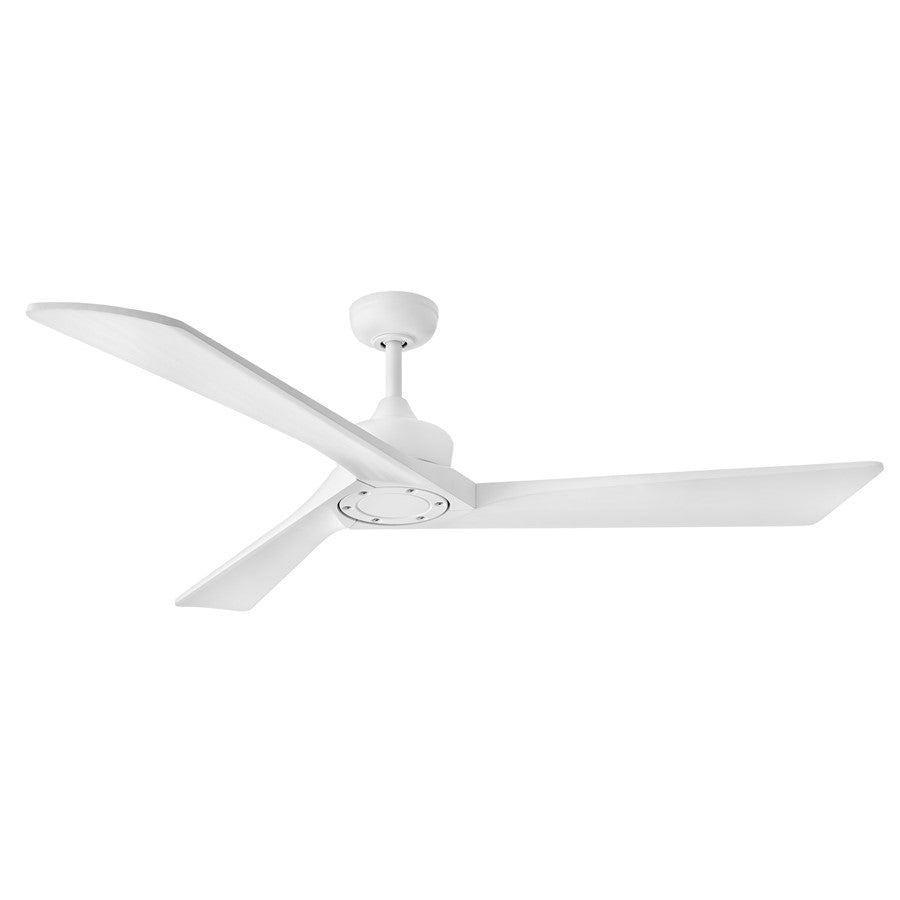 Hinkley Fan Sculpt 60" LED Smart Fan, Matte White/White