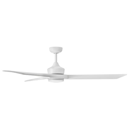 Hinkley Fan Sculpt 60" LED Smart Fan, Matte White/White