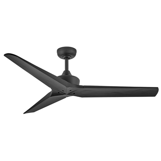 Hinkley Fan Chisel 52" Smart Fan, Matte Black/Black
