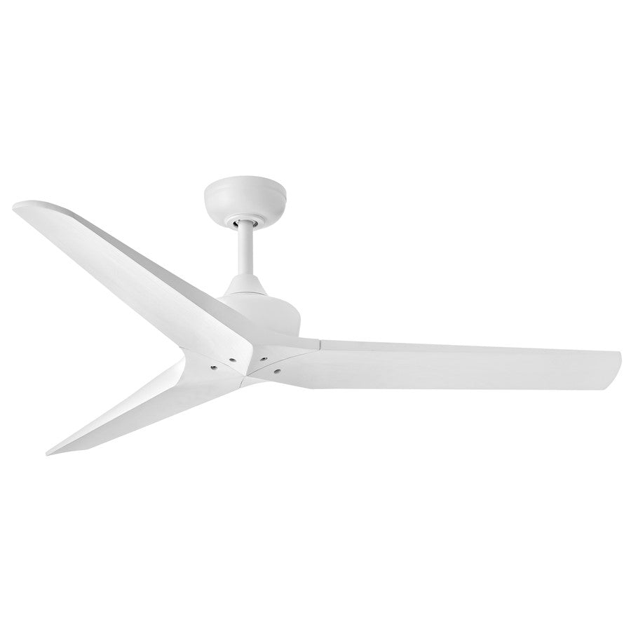 Hinkley Fan Chisel 52" Smart Fan, Matte White/White