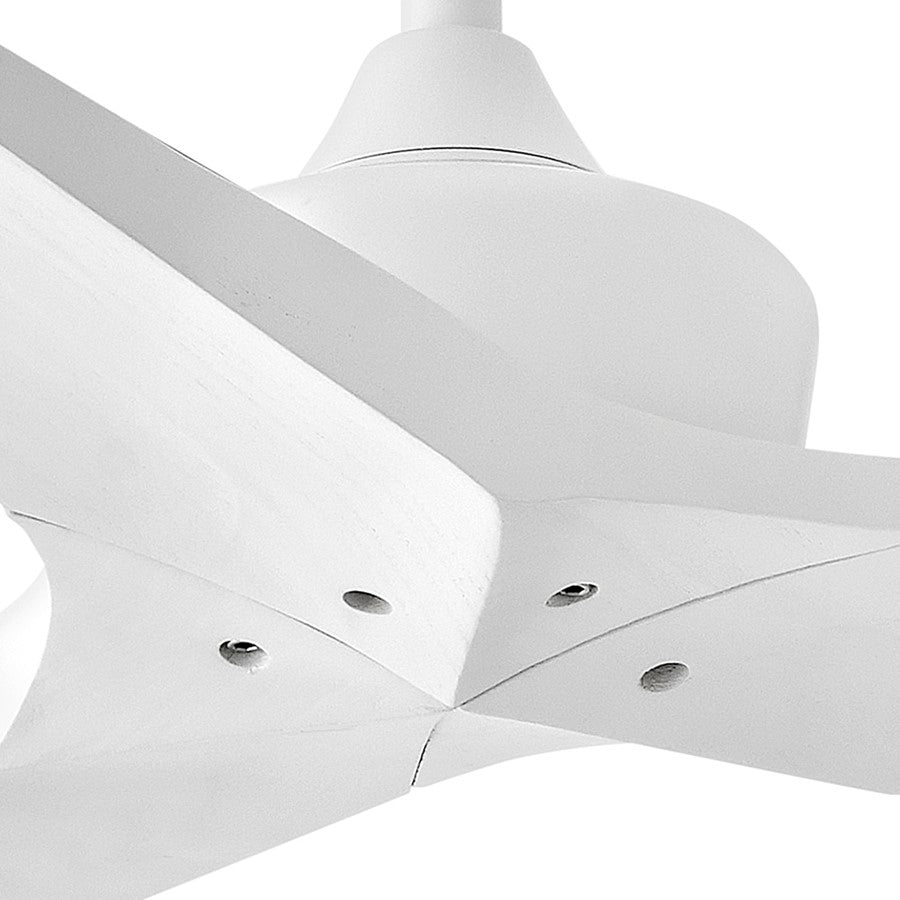 Hinkley Fan Chisel 52" Smart Fan, Matte White/White