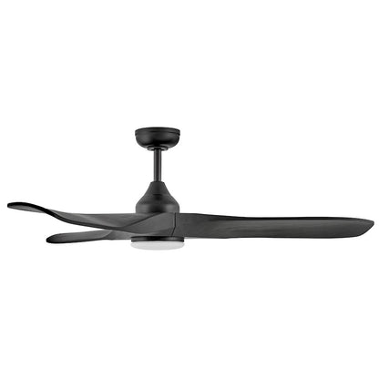 Hinkley Fan Swell Illuminated 56" LED Smart Fan, Black/Black