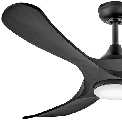 Hinkley Fan Swell Illuminated 56" LED Smart Fan, Black/Black